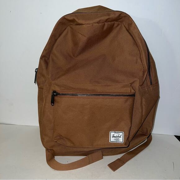 HERSCHEL SUPPLY CO tan canvas backpack - Picture 2 of 4